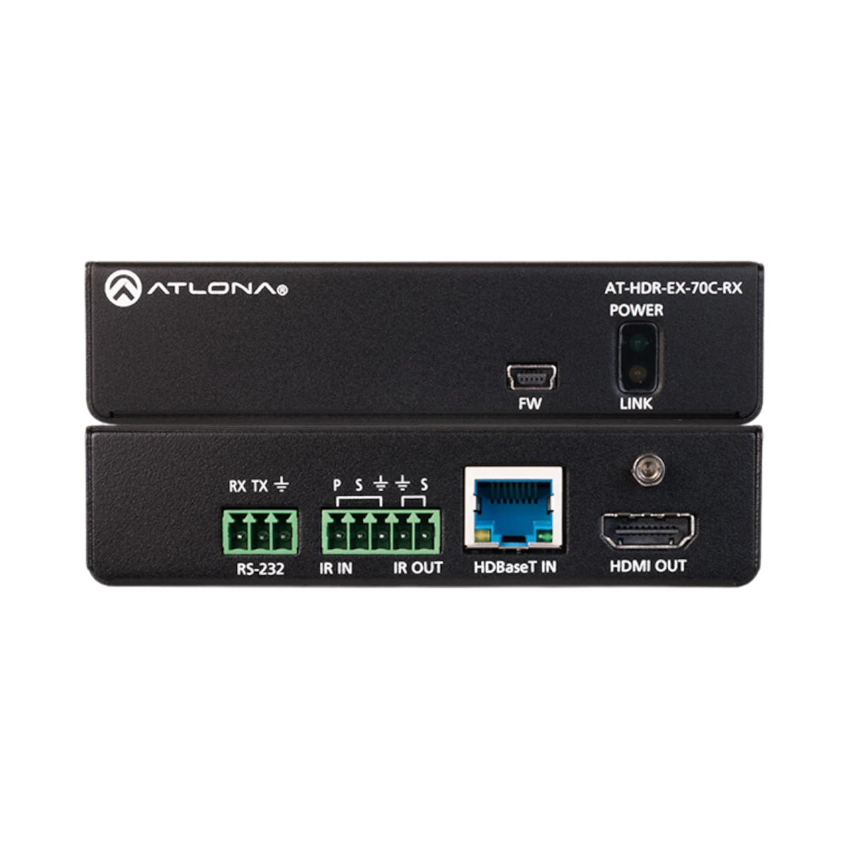 Atlona 4K HDR HDMI Over HDBaseT TX/RX with Control & PoE Transmitter & Receiver Set — Being Shipped