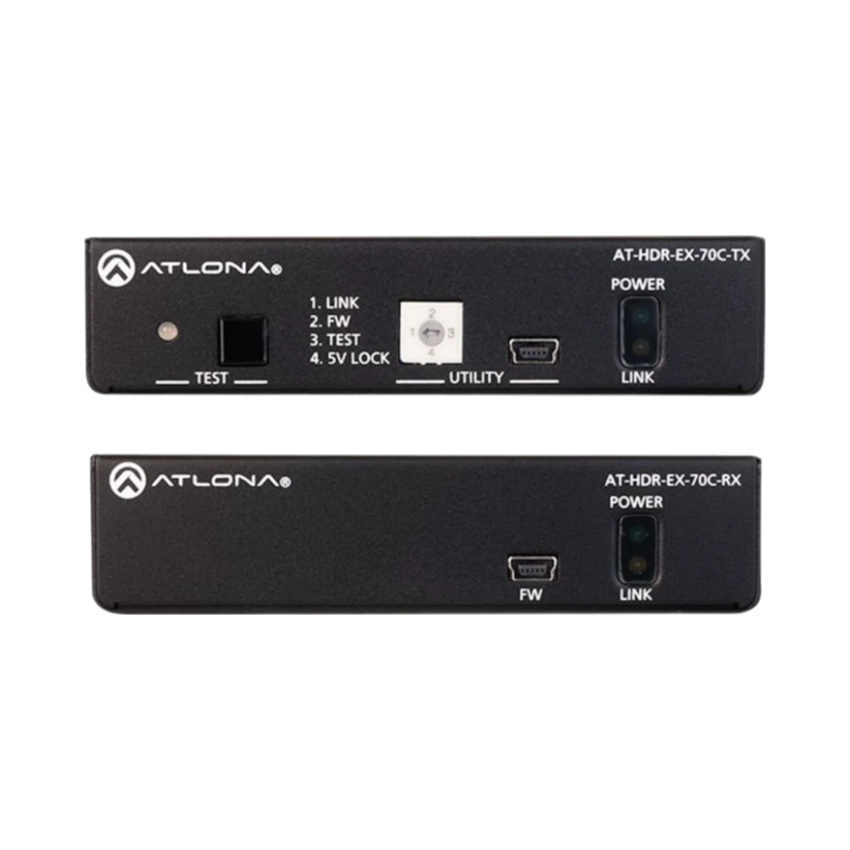 Atlona 4K HDR HDMI Over HDBaseT TX/RX with Control & PoE Transmitter & Receiver Set — Being Shipped