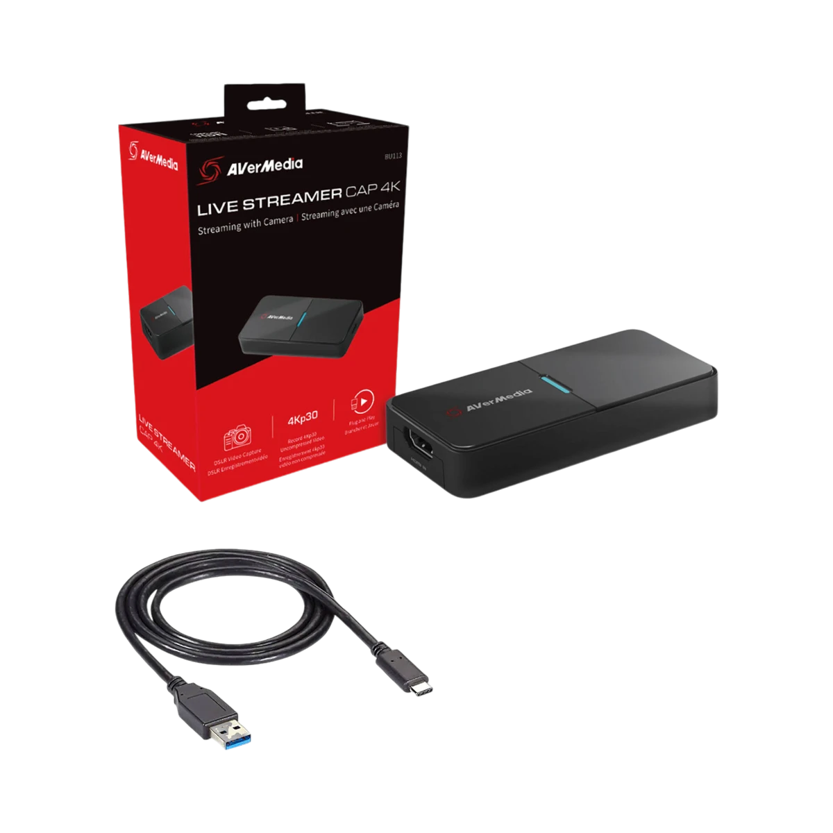 AVerMedia Live Streamer CAP 4K HDMI to USB 3.1 Gen 1 Video Converter — Being Shipped