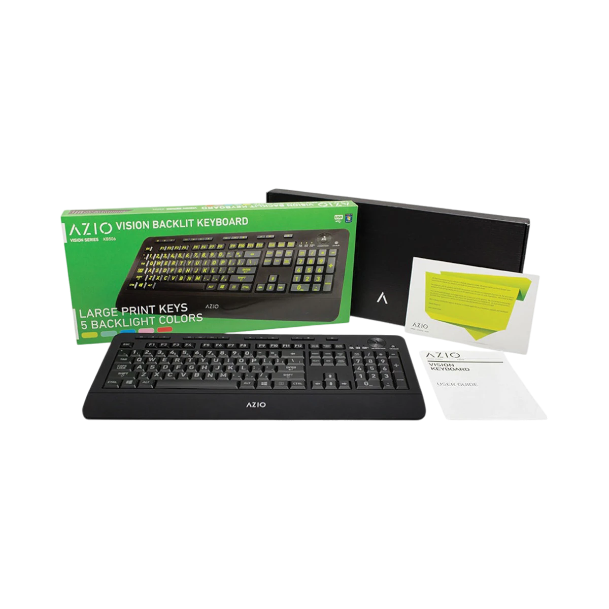 AZIO KB506 Vision Backlit USB Keyboard — Being Shipped