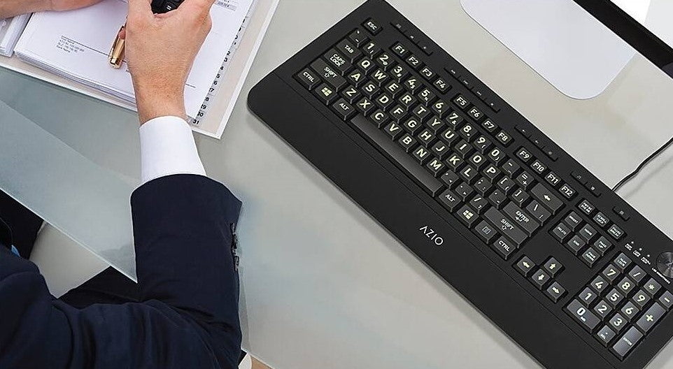 AZIO KB506 Vision Backlit USB Keyboard — Being Shipped