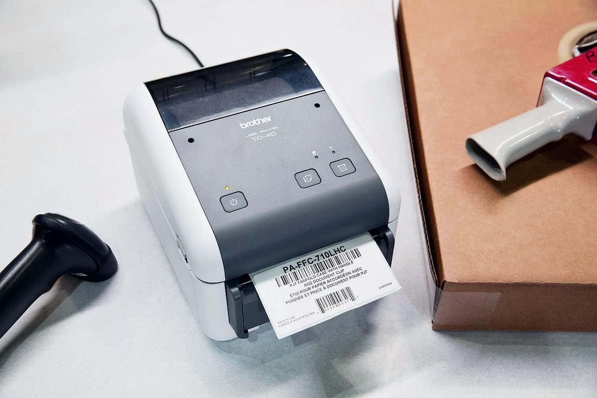 Brother TD-4210D 203dpi Desktop Direct Thermal Monochrome Label Printer — Being Shipped