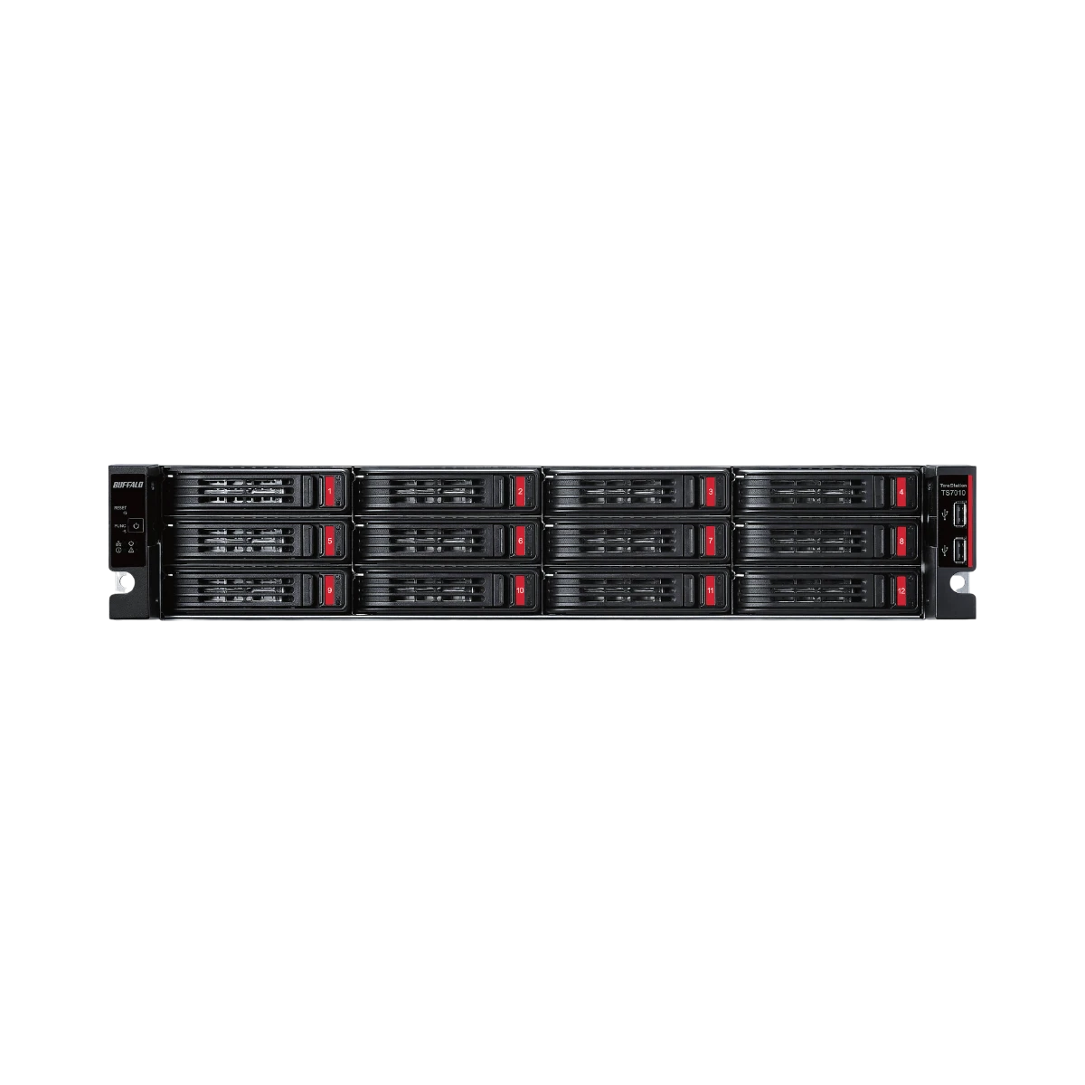 Buffalo TeraStation 71210RH 96TB 12-Bay Rackmount NAS Server (12 x 8TB) — Being Shipped