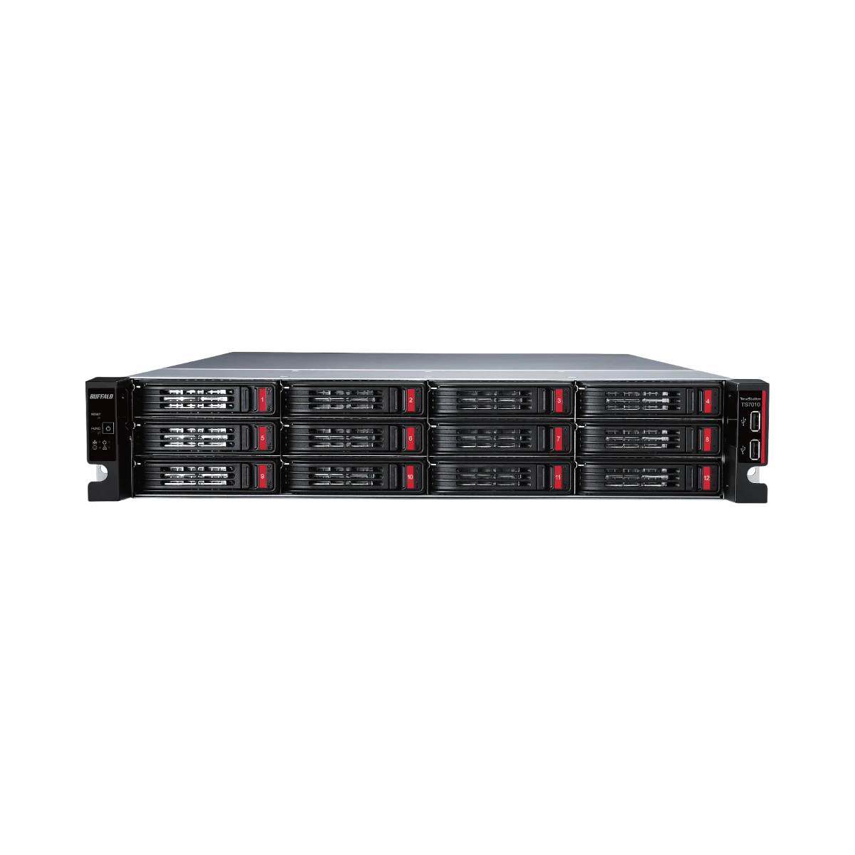 Buffalo TeraStation 71210RH 96TB 12-Bay Rackmount NAS Server (12 x 8TB) — Being Shipped