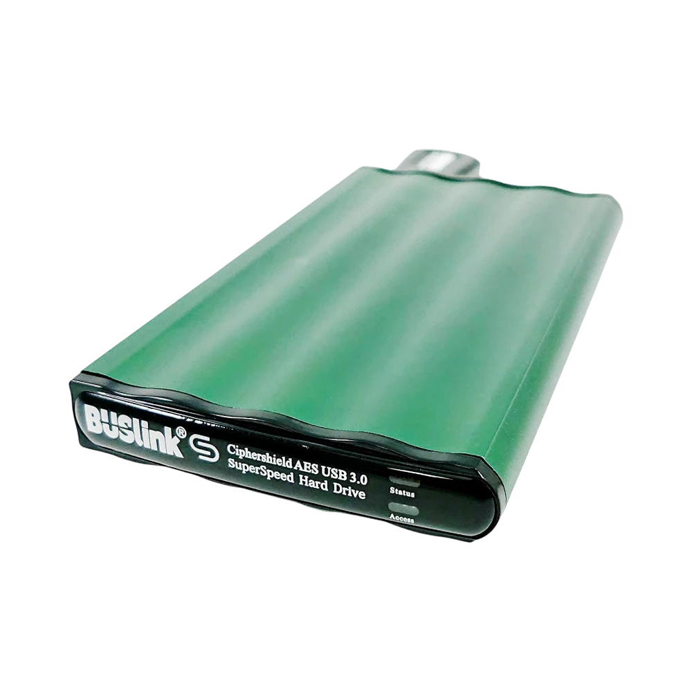 BUSlink CipherShield 250GB USB 3.0 AES 256-bit Key Encrypted Solid State Drive — Being Shipped