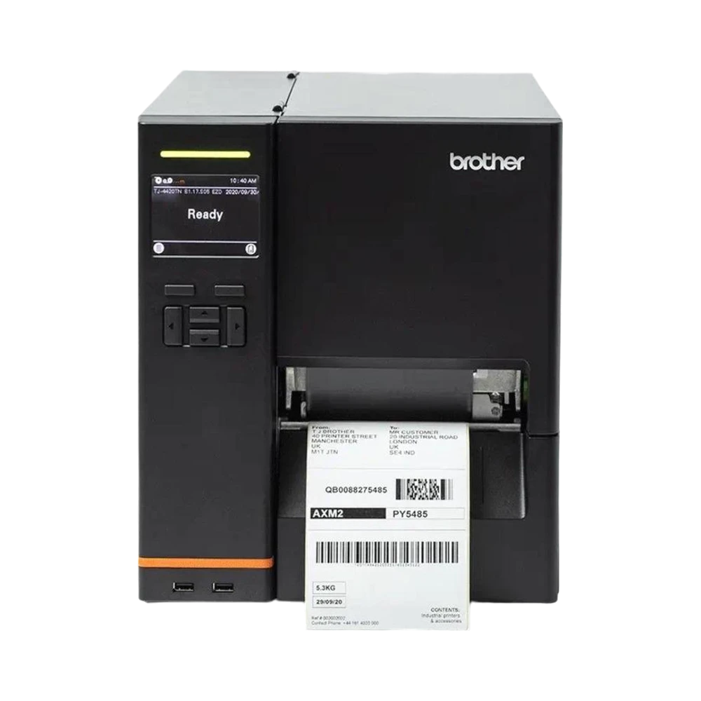 Brother TJ-4420TN Industrial Direct Thermal Monochrome Label Transfer Printer — Being Shipped