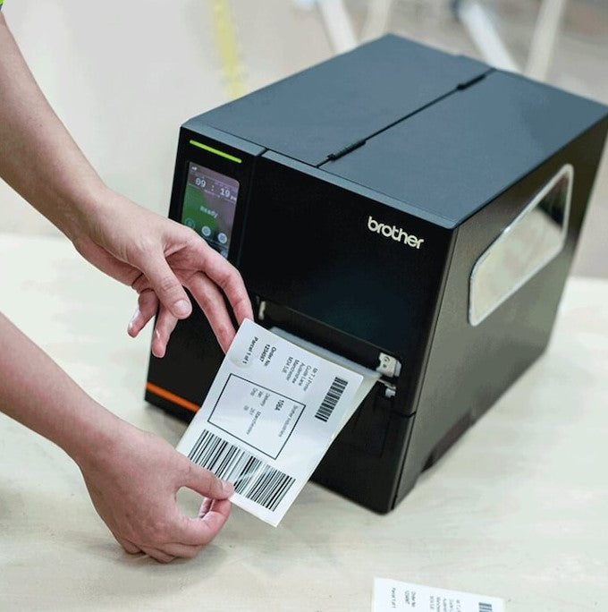 Brother TJ-4420TN Industrial Direct Thermal Monochrome Label Transfer Printer — Being Shipped