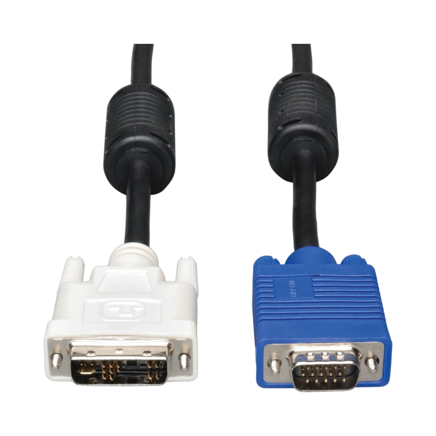 Tripp Lite DVI to VGA High-Resolution Adapter Cable with RGB Coaxial (DVI-A to HD15 M/M), 6 ft. (1.8 m) — Being Shipped