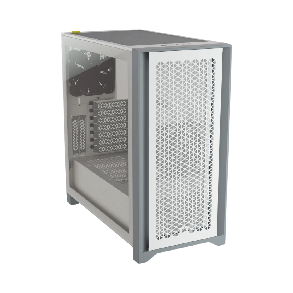 CORSAIR 4000D AIRFLOW Tempered Glass Mid-Tower ATX Desktop Case (White) — Being Shipped