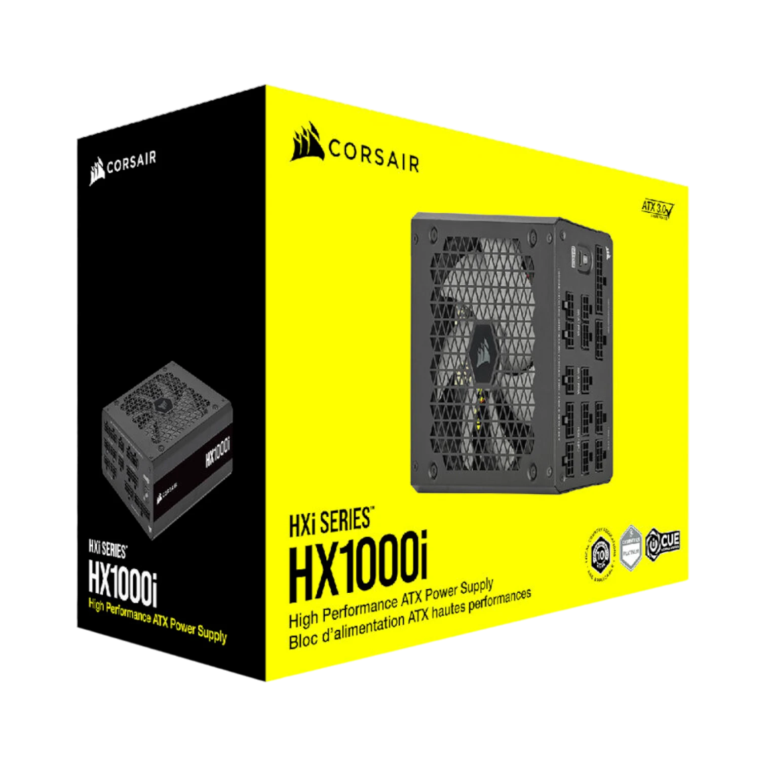 Corsair HX1000i 1000W 80 Plus Platinum Modular ATX Power Supply (Black) — Being Shipped