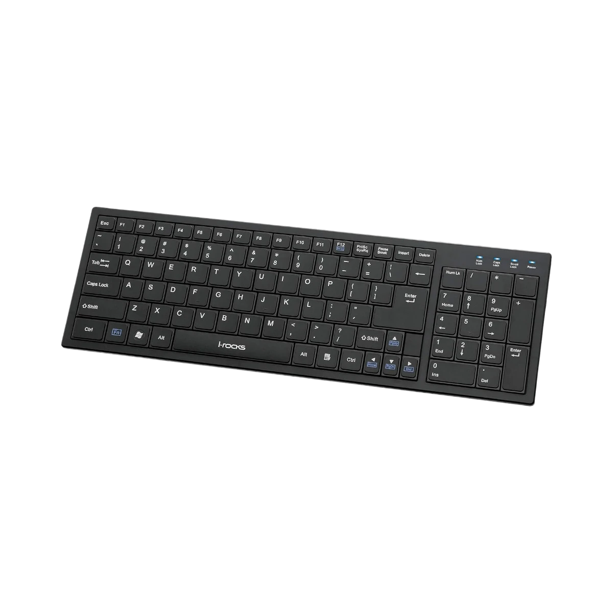 I-Rocks USB Wired Slim Keyboard (Black) — Being Shipped