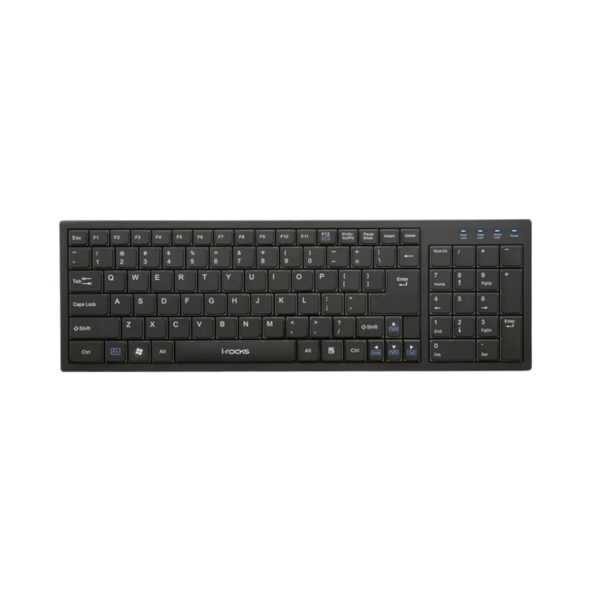 I-Rocks USB Wired Slim Keyboard (Black) — Being Shipped