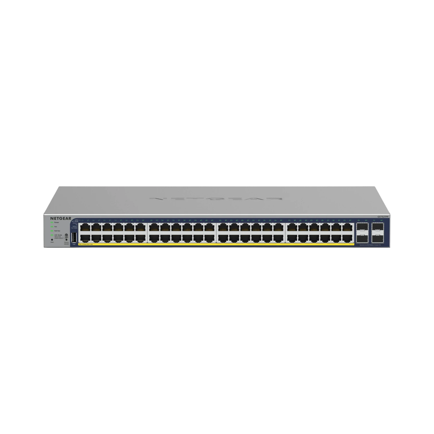 Netgear GS752TPPv3 48-Port PoE+ Compliant Gigabit Managed Network Switch (760W) — Being Shipped