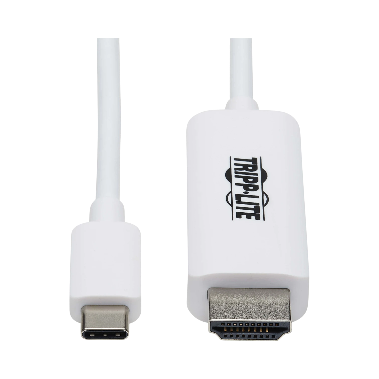 Tripp Lite USB-C to HDMI Adapter Cable (M/M), 4K, 4:4:4, Thunderbolt 3 Compatible, White, 6 ft. (1.8 m) — Being Shipped