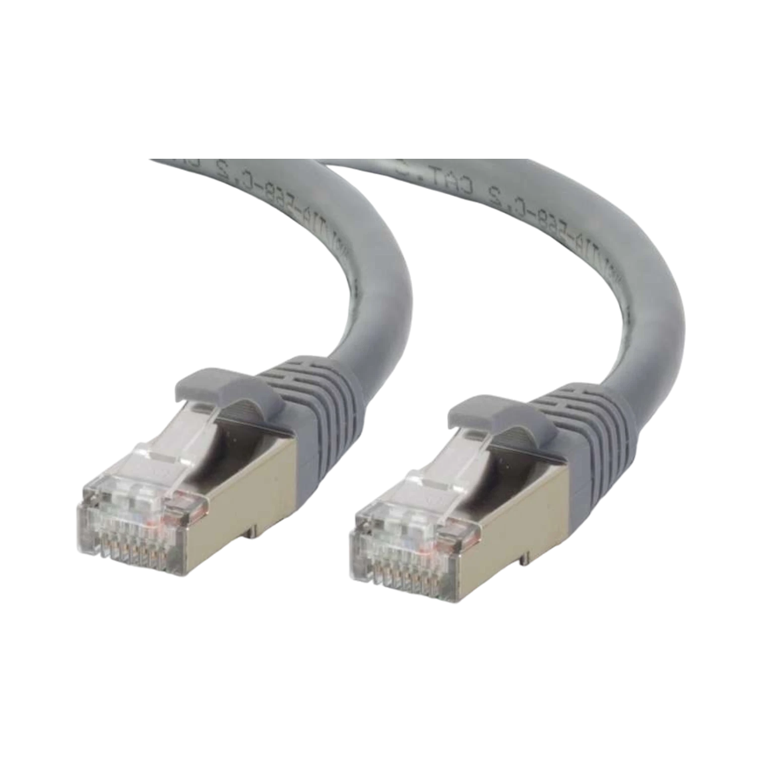 C2G 10ft (3m) Cat5e Snagless Shielded (STP) Ethernet Network Patch Cable, Gray — Being Shipped