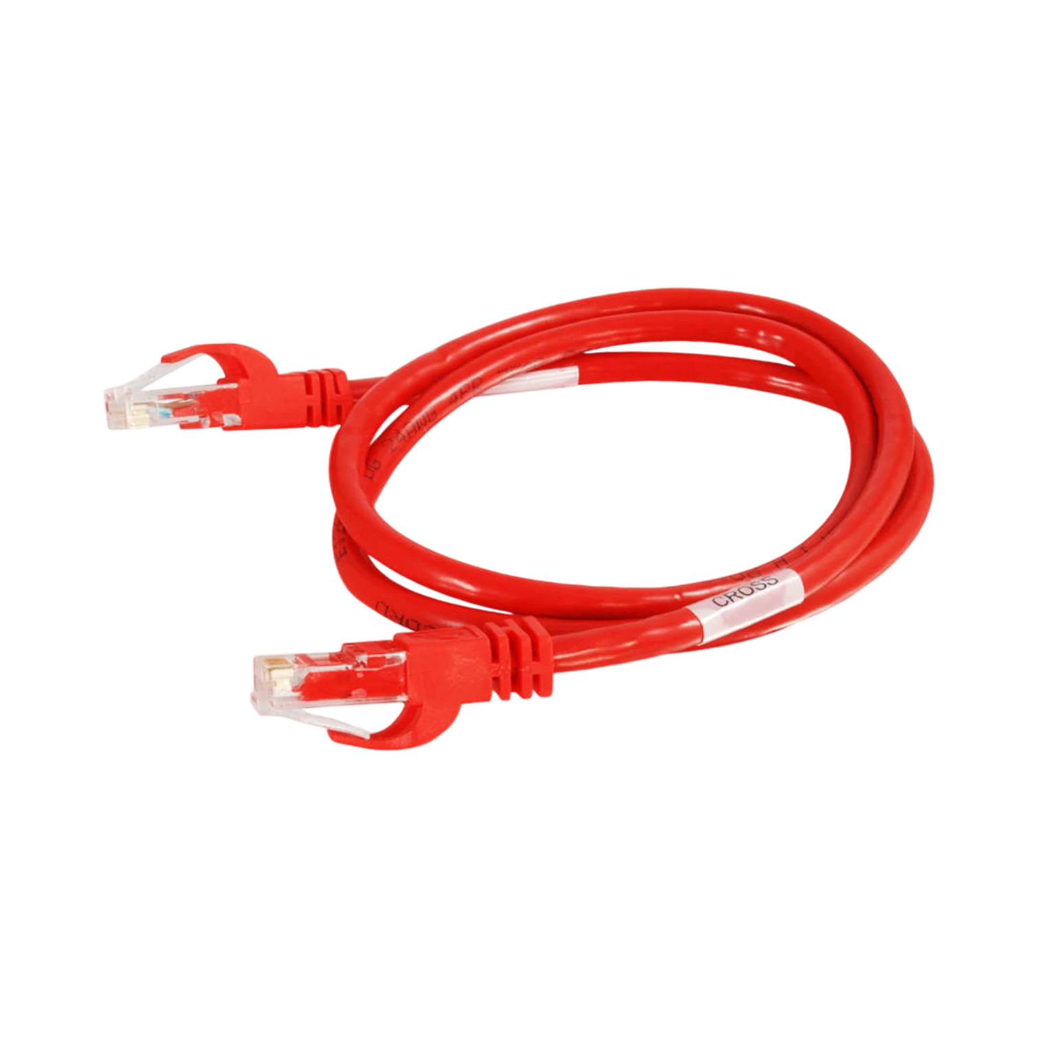 C2G 14ft (4.25m) Cat6 Snagless Unshielded (UTP) Network Crossover Patch Cable, Red — Being Shipped