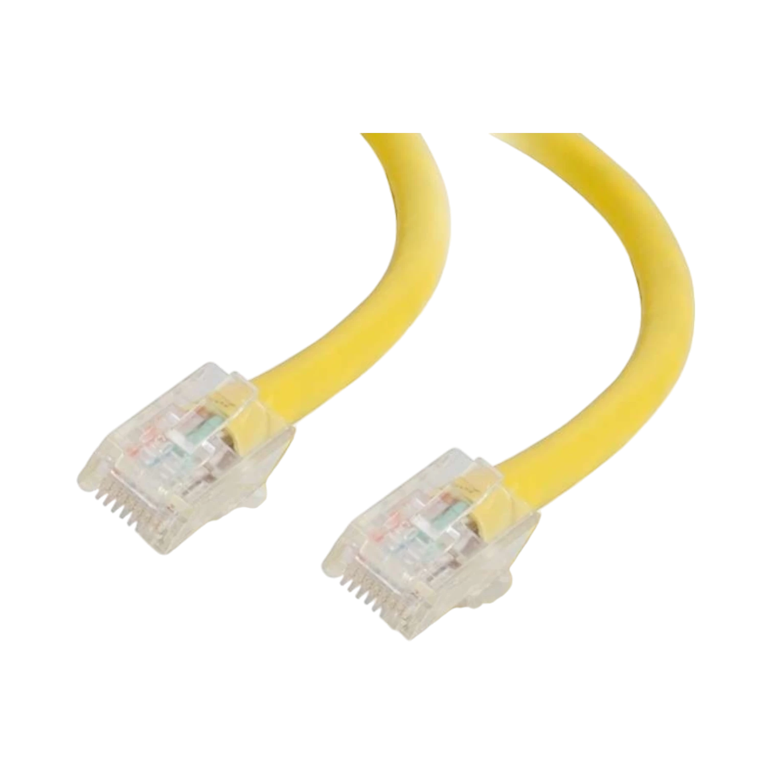 C2G 10ft (3m) Cat5e Non-Booted Unshielded (UTP) Ethernet Network Patch Cable, Yellow — Being Shipped