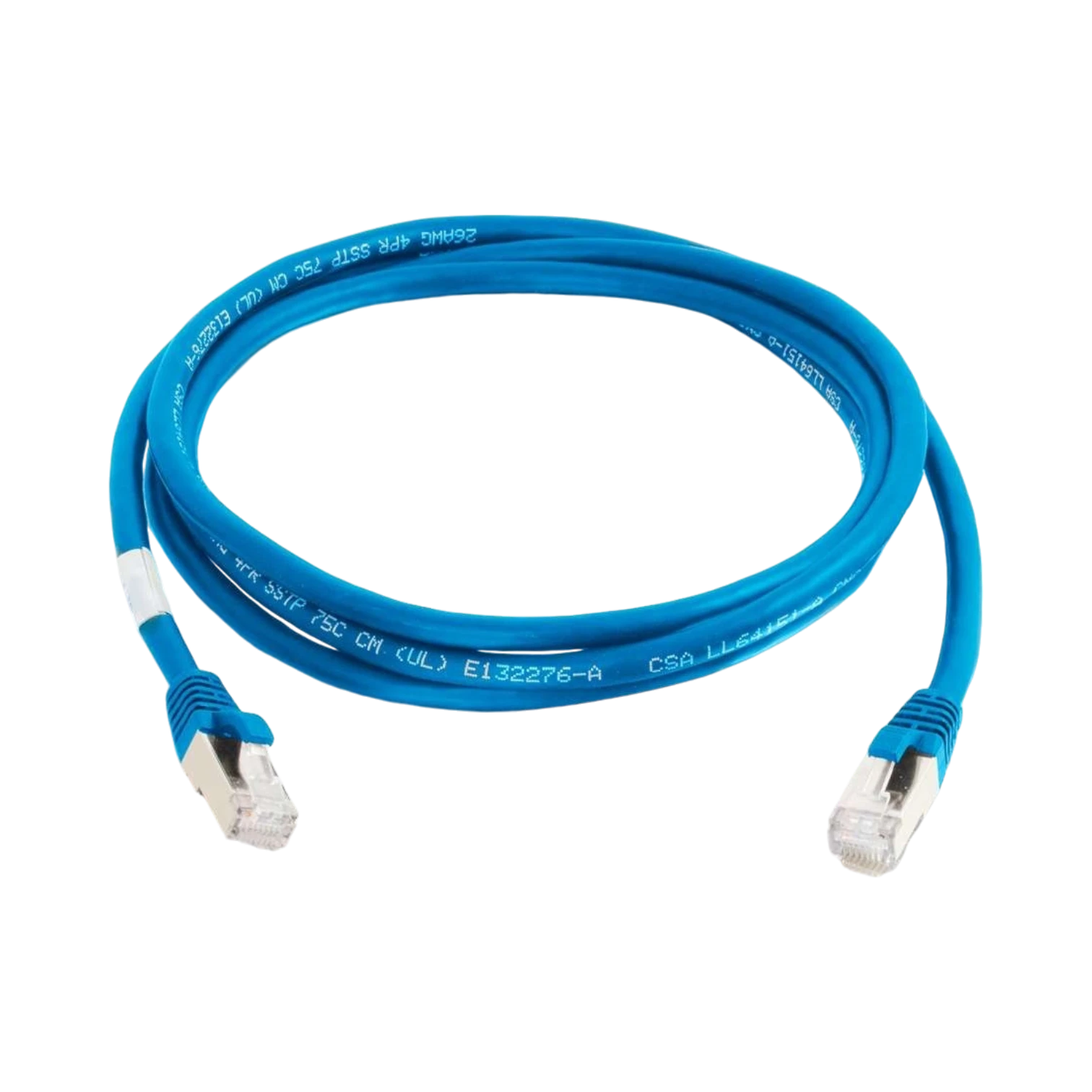 C2G 25ft (7.6m) Cat6 Snagless Shielded (STP) Ethernet Network Patch Cable, Blue — Being Shipped