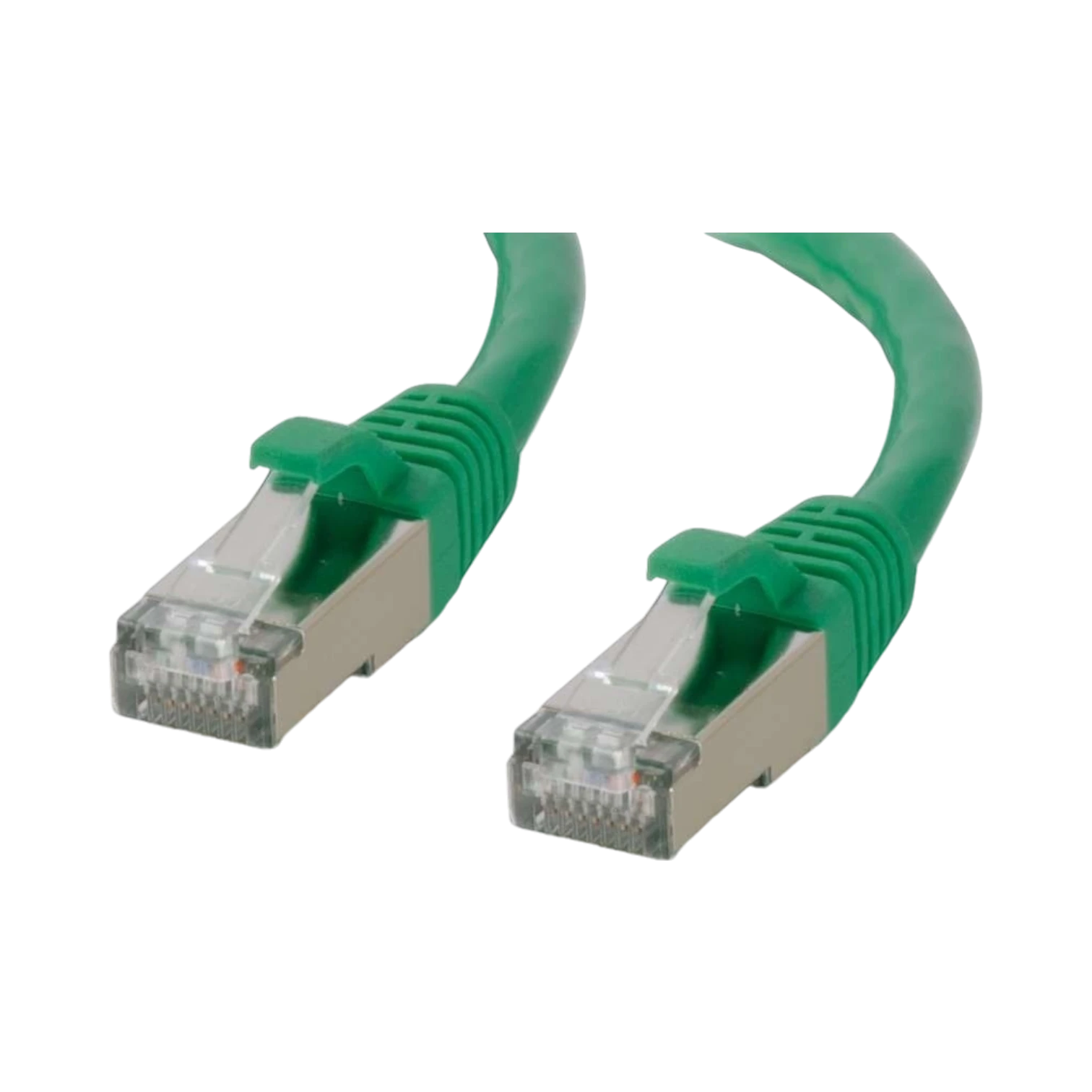 C2G 30ft (9.1m) Cat6 Snagless Shielded (STP) Ethernet Network Patch Cable, Green — Being Shipped