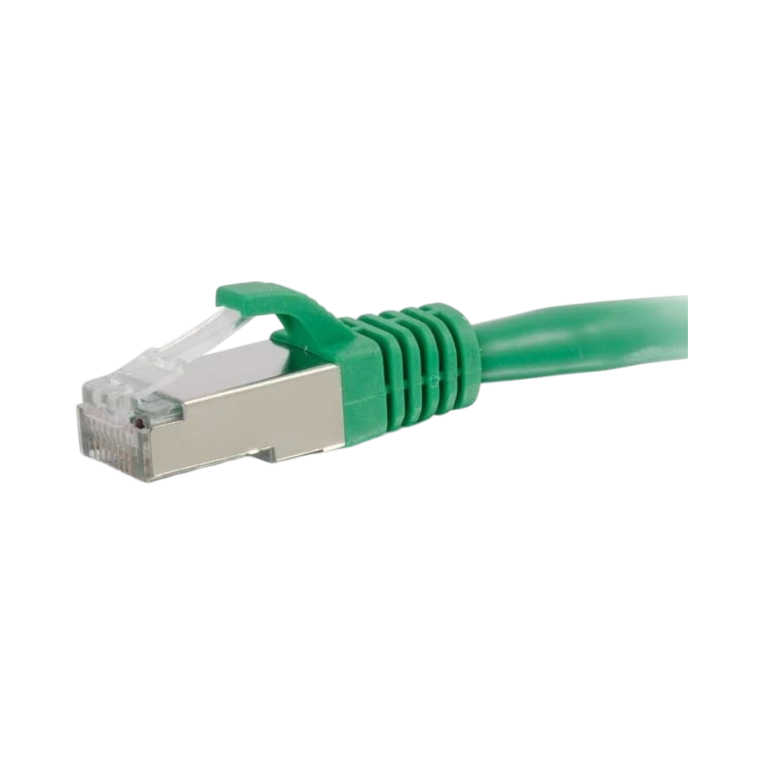 C2G 30ft (9.1m) Cat6 Snagless Shielded (STP) Ethernet Network Patch Cable, Green — Being Shipped