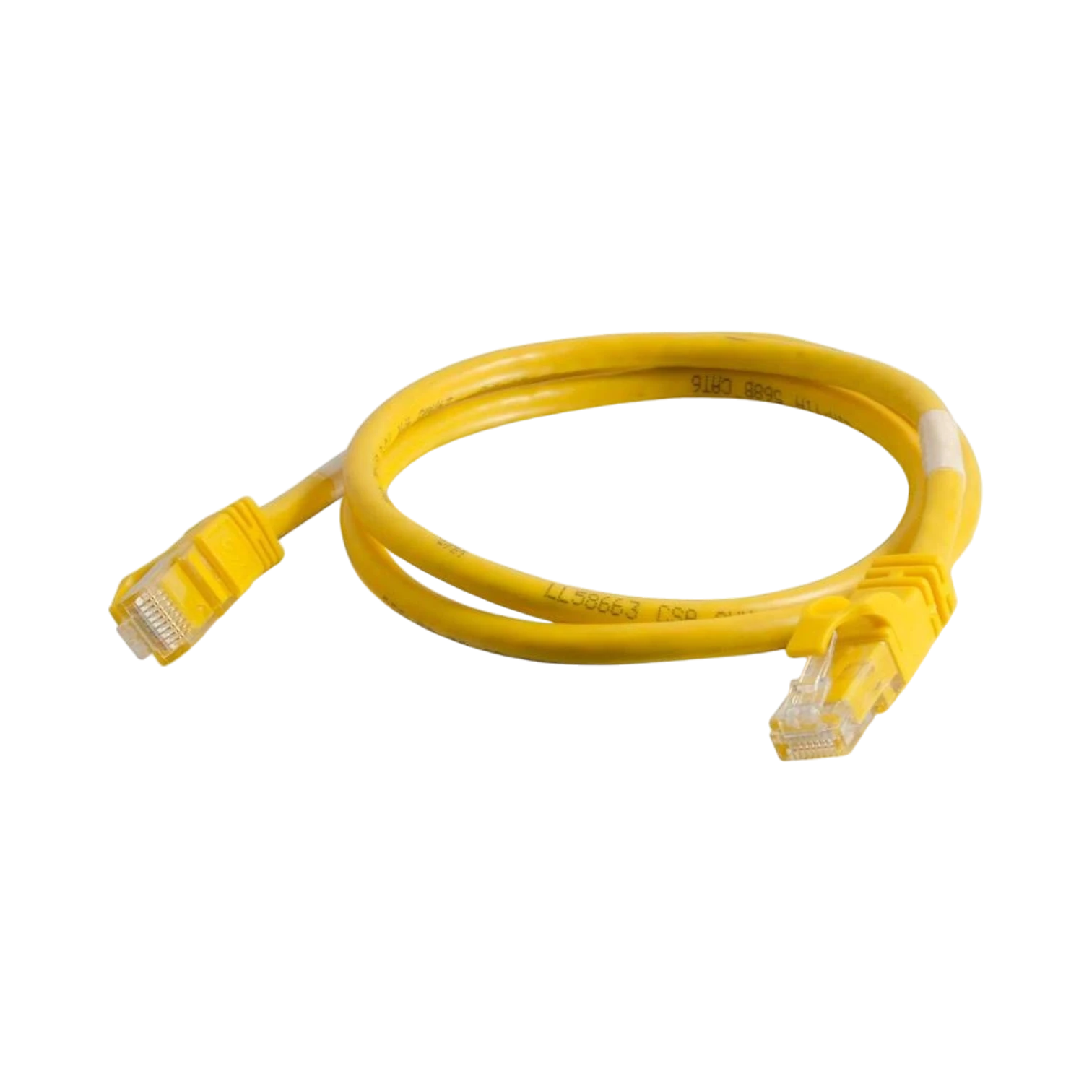 C2G 3ft (0.9m) Cat6 Snagless Unshielded (UTP) Network Crossover Patch Cable, Yellow — Being Shipped