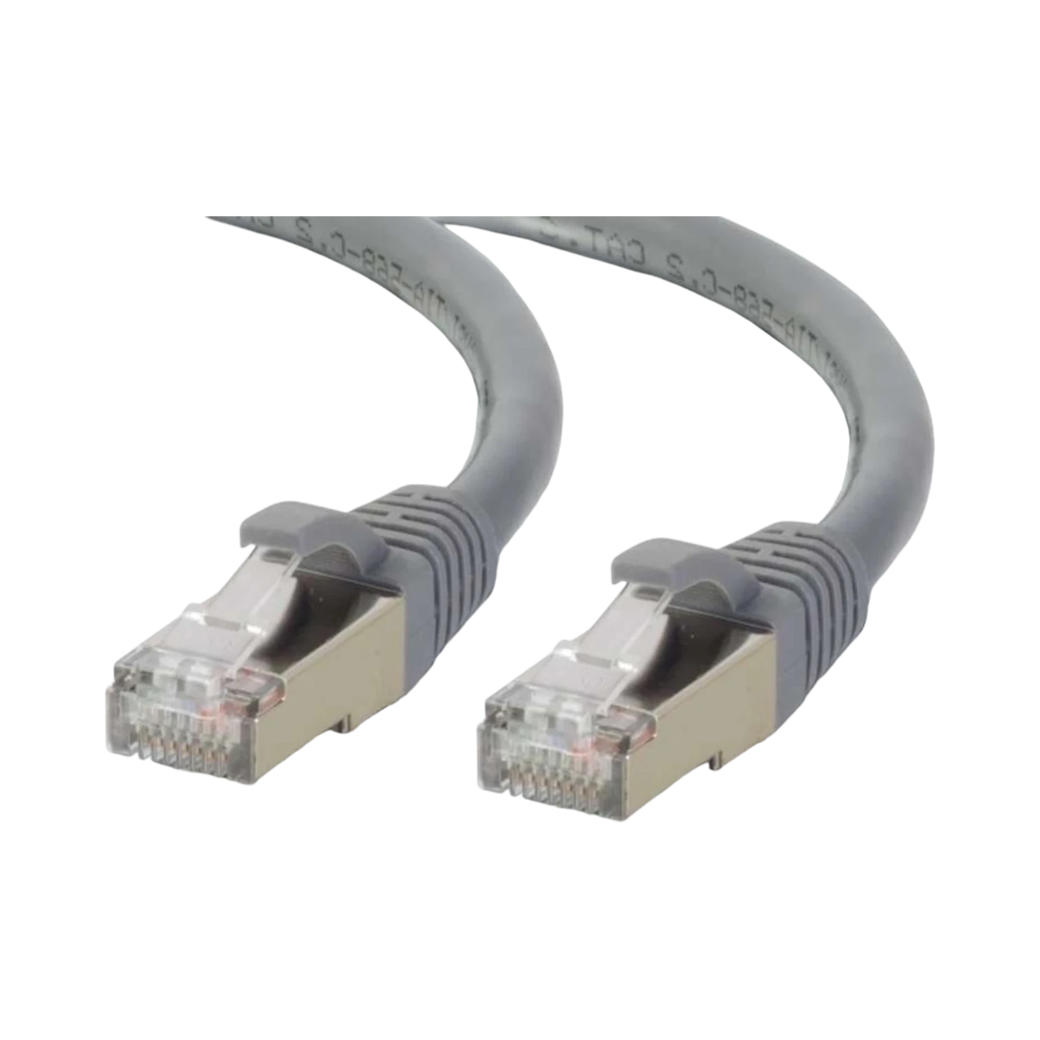 C2G 7ft (2.1m) Cat6 Snagless Shielded (STP) Ethernet Network Patch Cable, Gray — Being Shipped