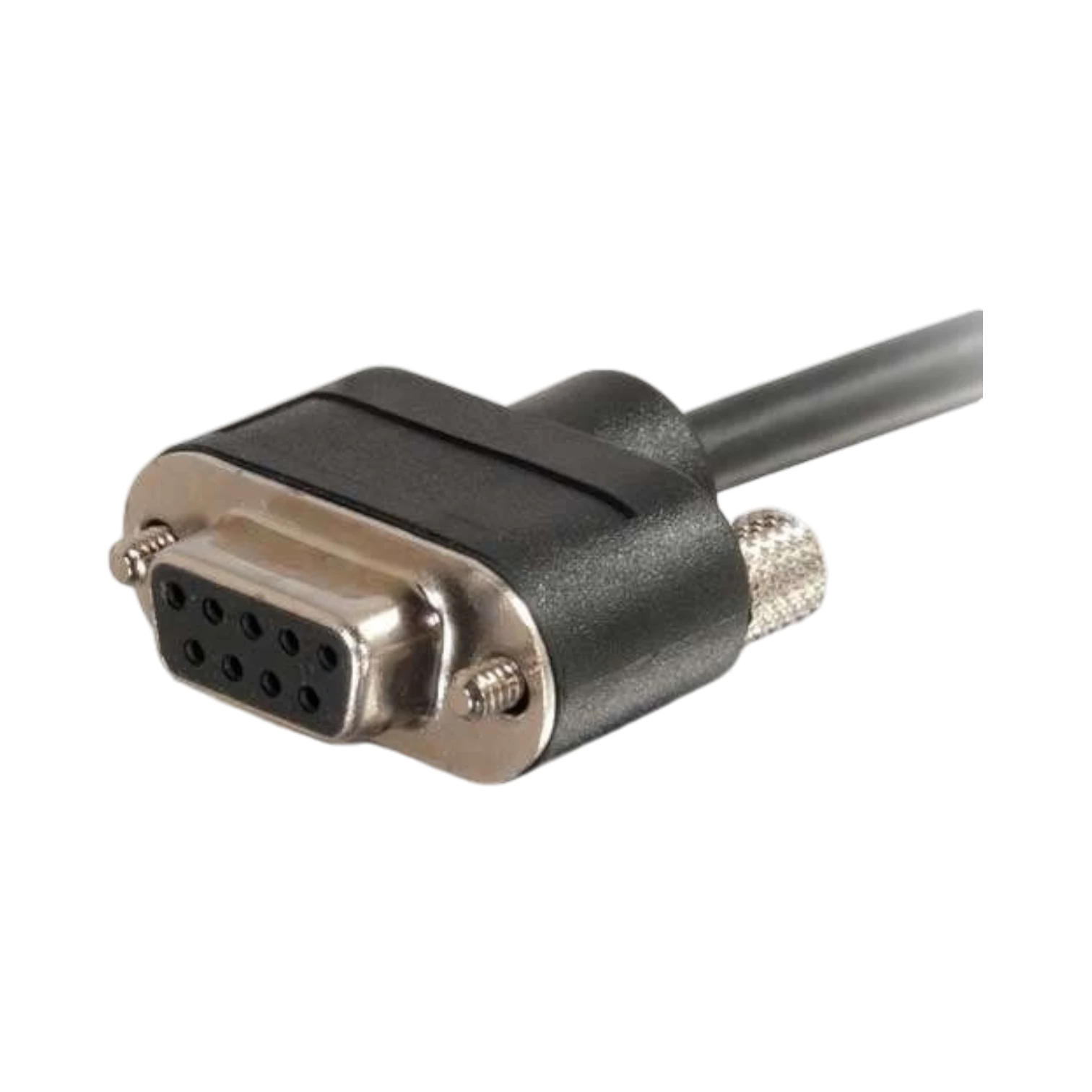 C2G 10ft (3m) Serial RS232 DB9 Null Modem Cable with Low Profile Connectors F/F, In-Wall CMG-Rated — Being Shipped