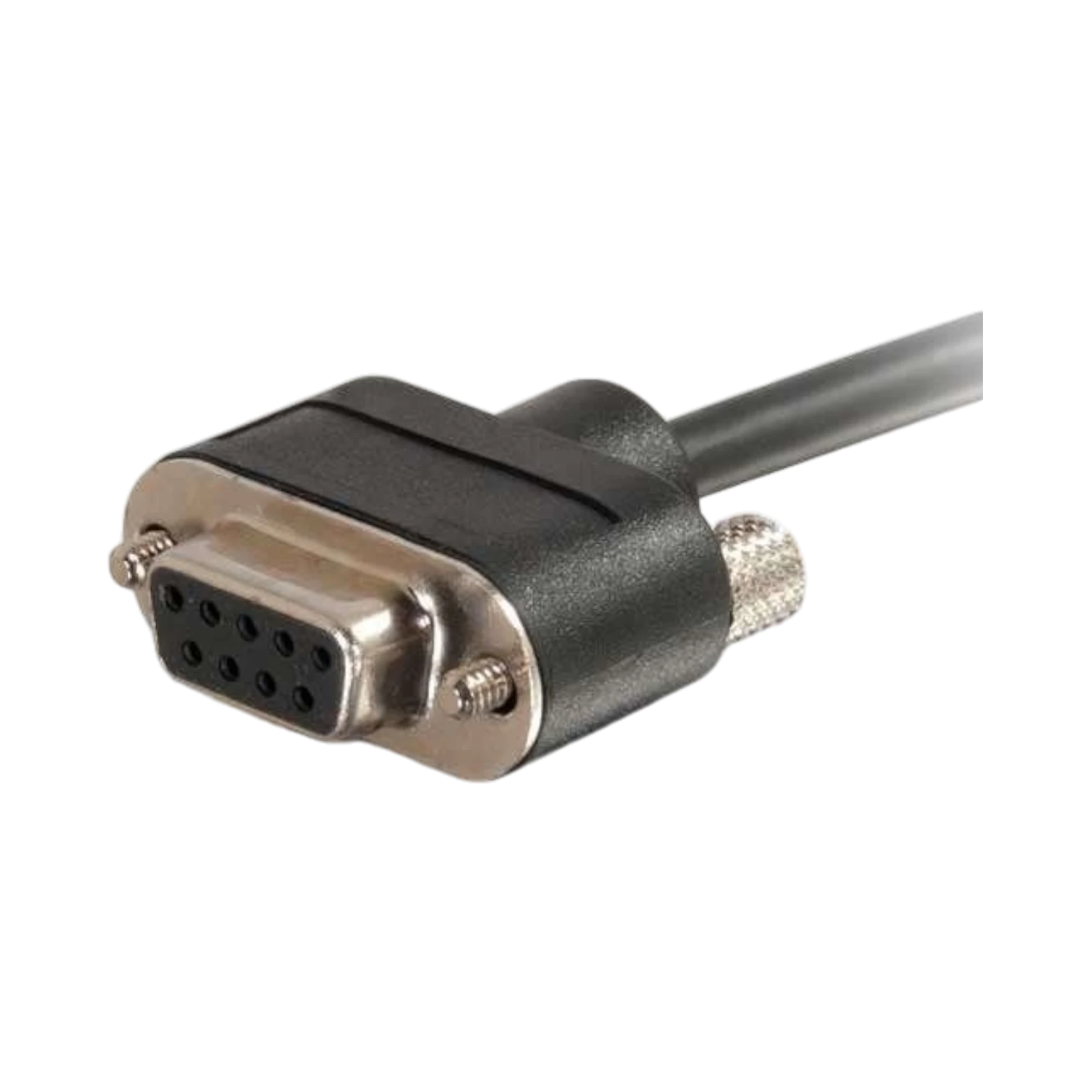 C2G 10ft (3m) Serial RS232 DB9 Cable with Low Profile Connectors M/F, In-Wall CMG-Rated — Being Shipped