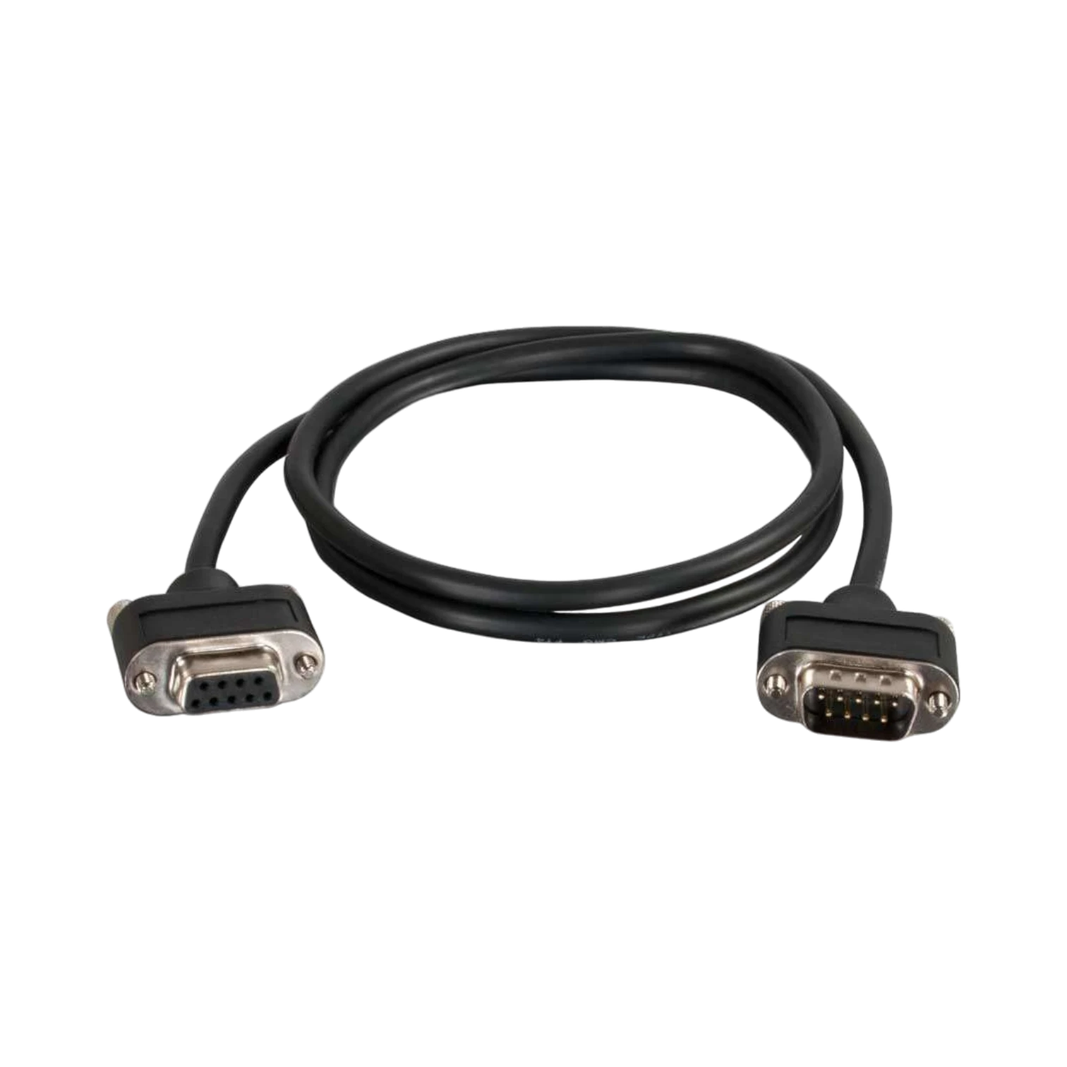 C2G 10ft (3m) Serial RS232 DB9 Cable with Low Profile Connectors M/F, In-Wall CMG-Rated — Being Shipped