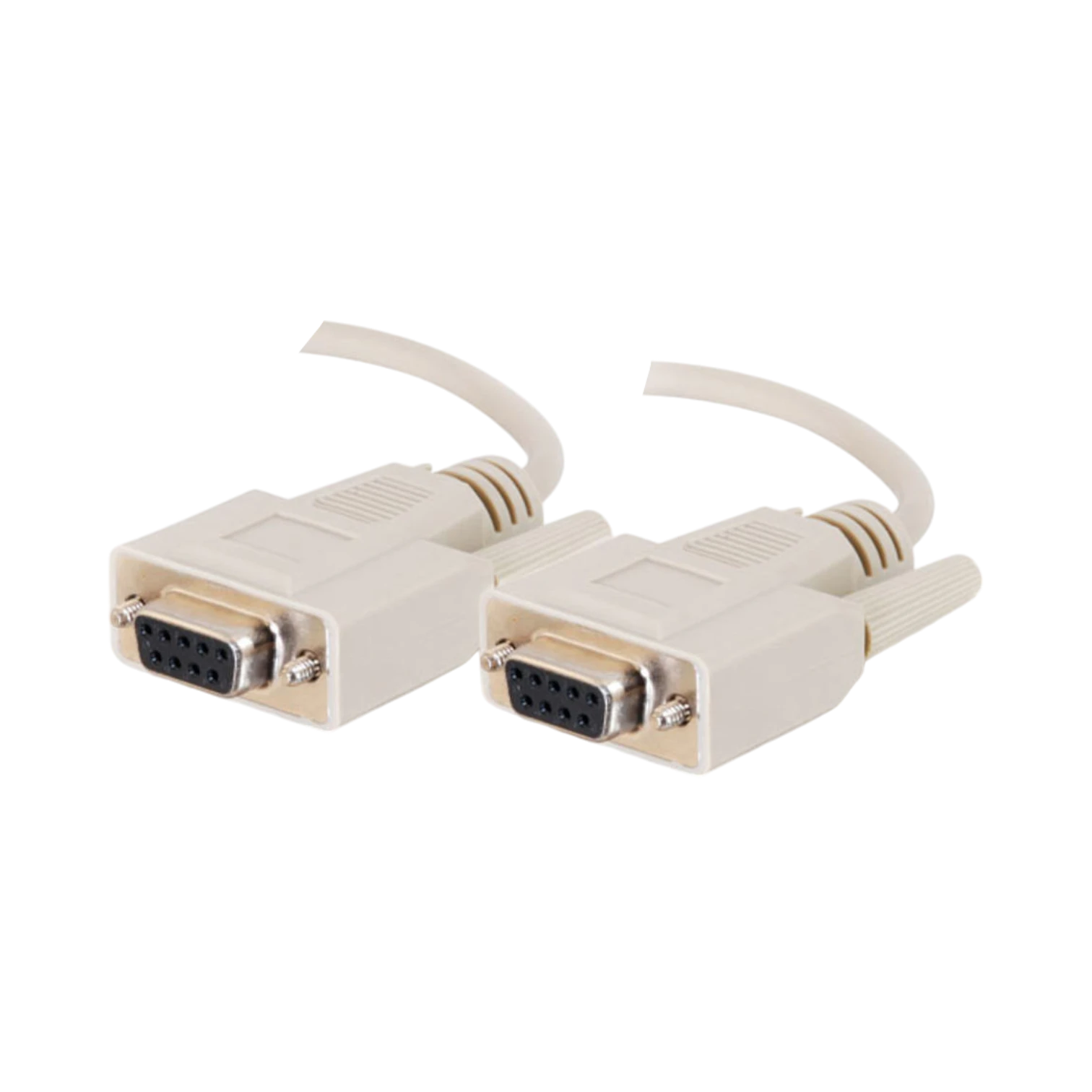 C2G 10ft (3m) DB9 F/F Serial RS232 Cable, Beige — Being Shipped