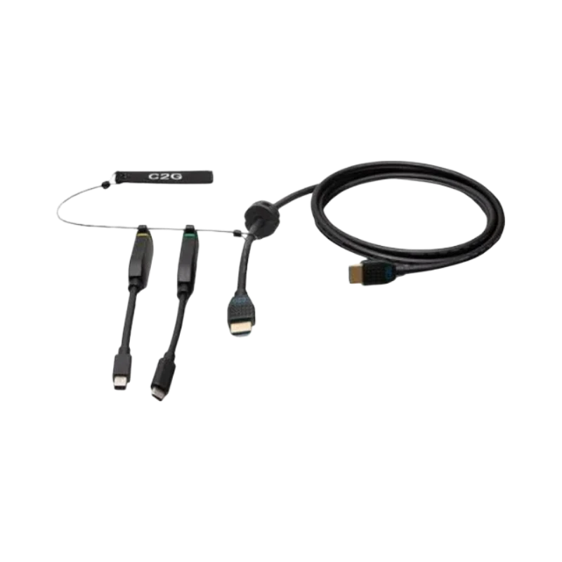 C2G 15ft 4K HDMI Premium Cable with Adapter Ring & USB-C — Being Shipped