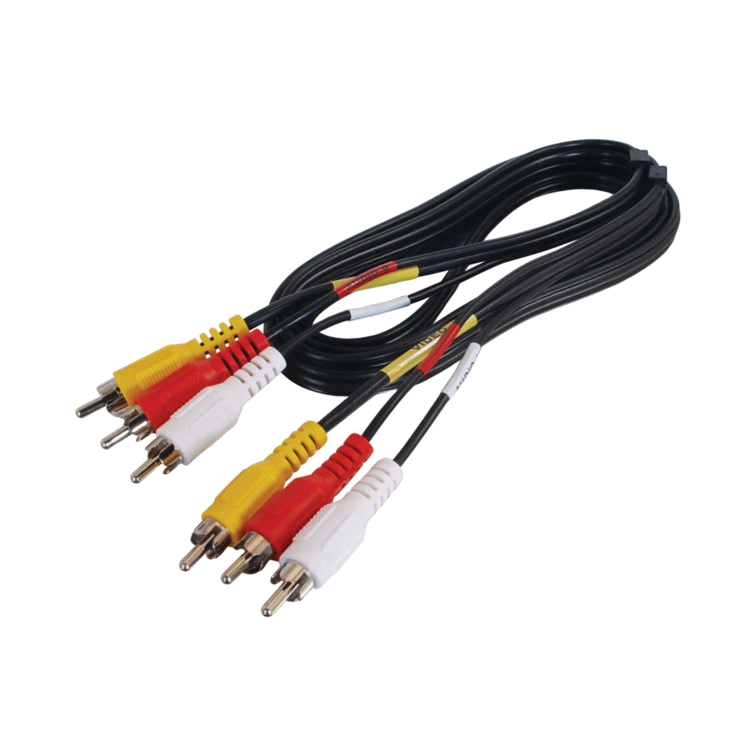 C2G 25ft (7.6m) Value Series Composite Video + Stereo Audio Cable — Being Shipped