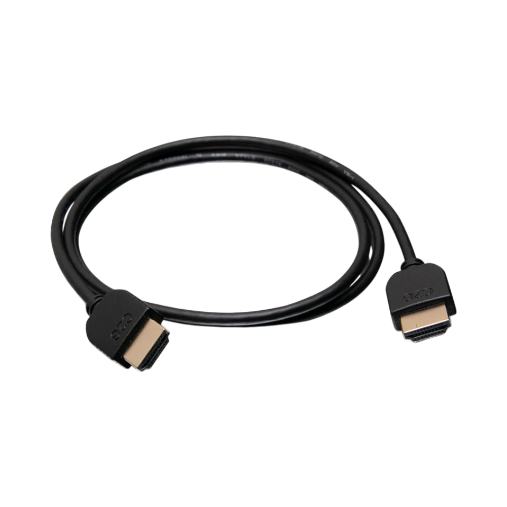 C2G 3ft (0.9m) Plus Series Slim Flexible HDMI Cable with Low Profile Connectors (3-pk), 4K 60Hz — Being Shipped