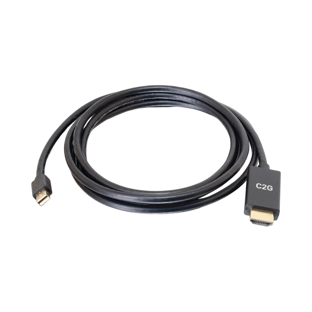 C2G 3ft (0.9m) Mini DisplayPort Male to HDMI Male Passive Adapter Cable, 4K 30Hz — Being Shipped