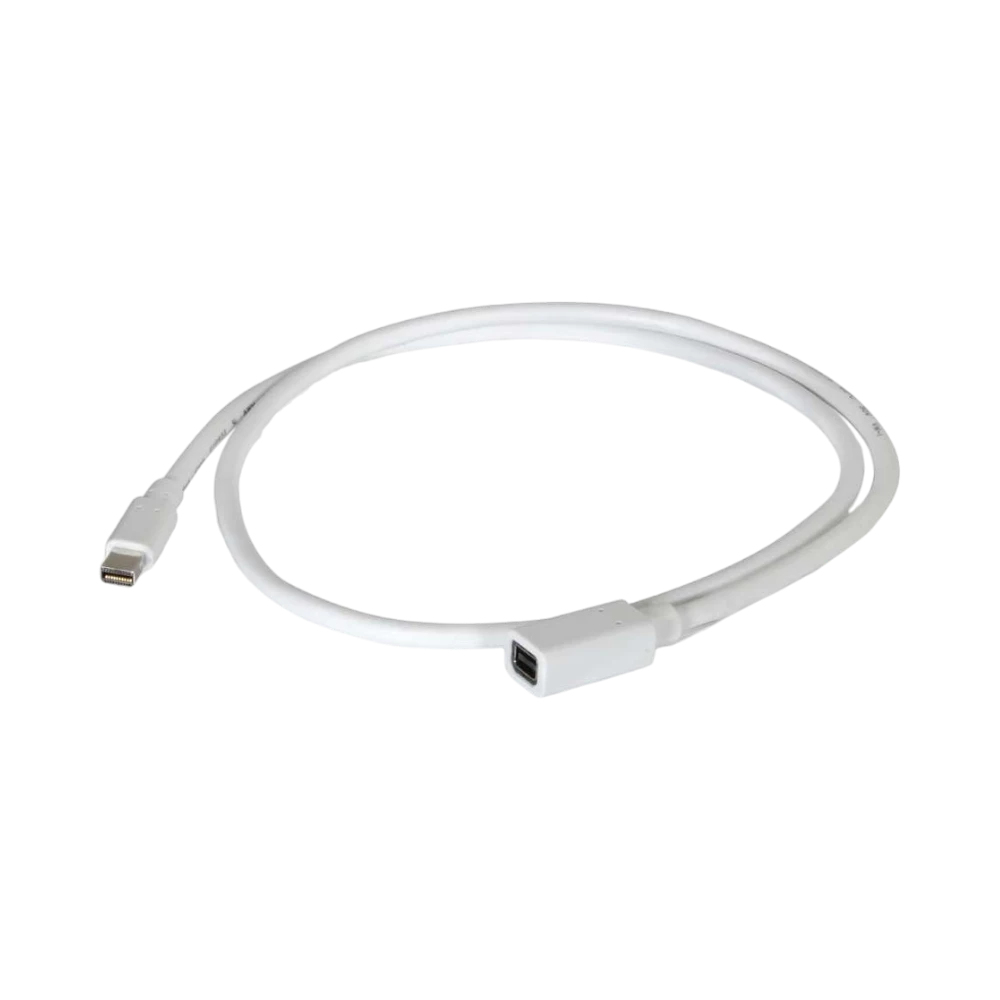 C2G 6ft (1.8m) Mini DisplayPort Extension Cable M/F, White — Being Shipped