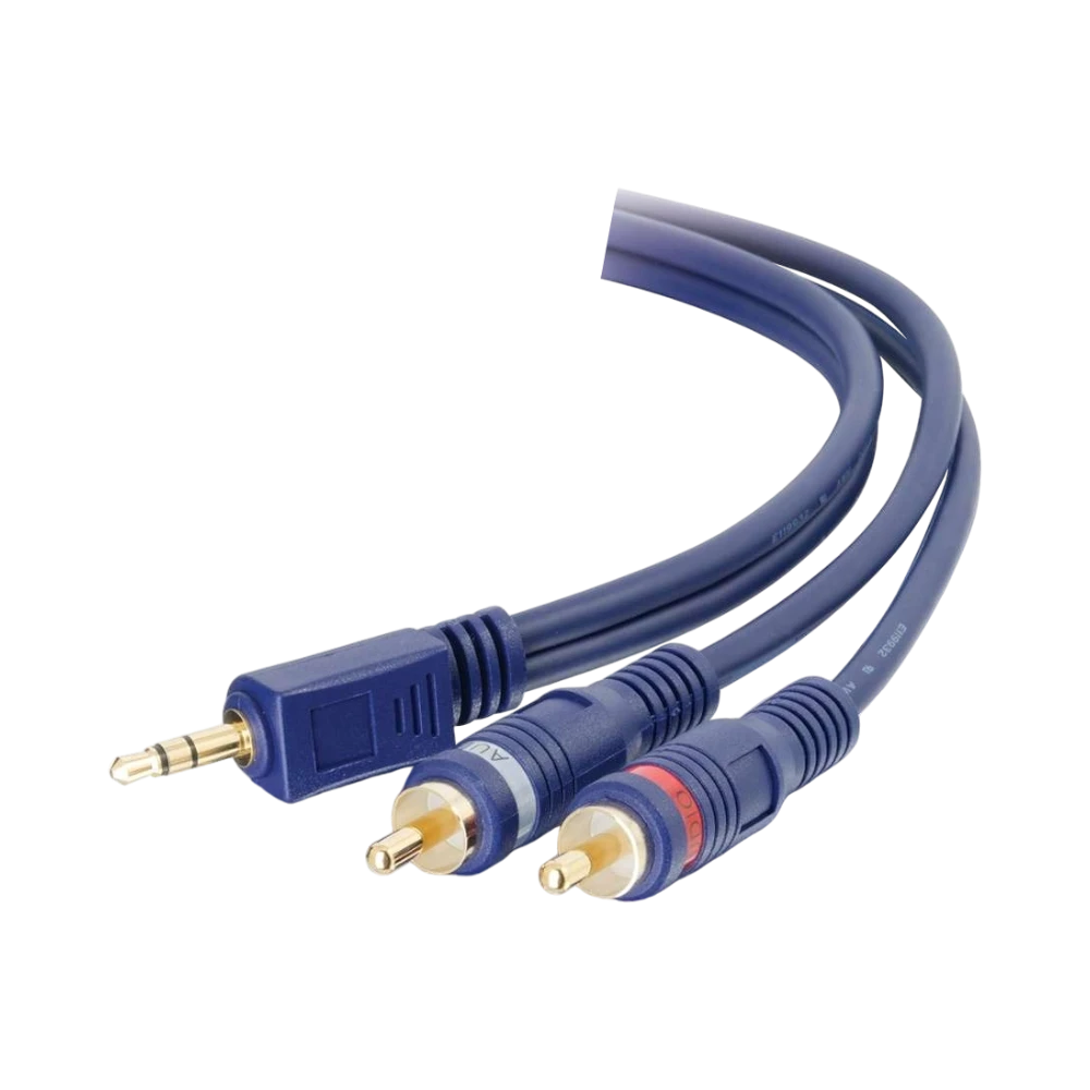 C2G 6ft (1.8m) Velocity One 3.5mm Stereo Male to Two RCA Stereo Male Y-Cable — Being Shipped