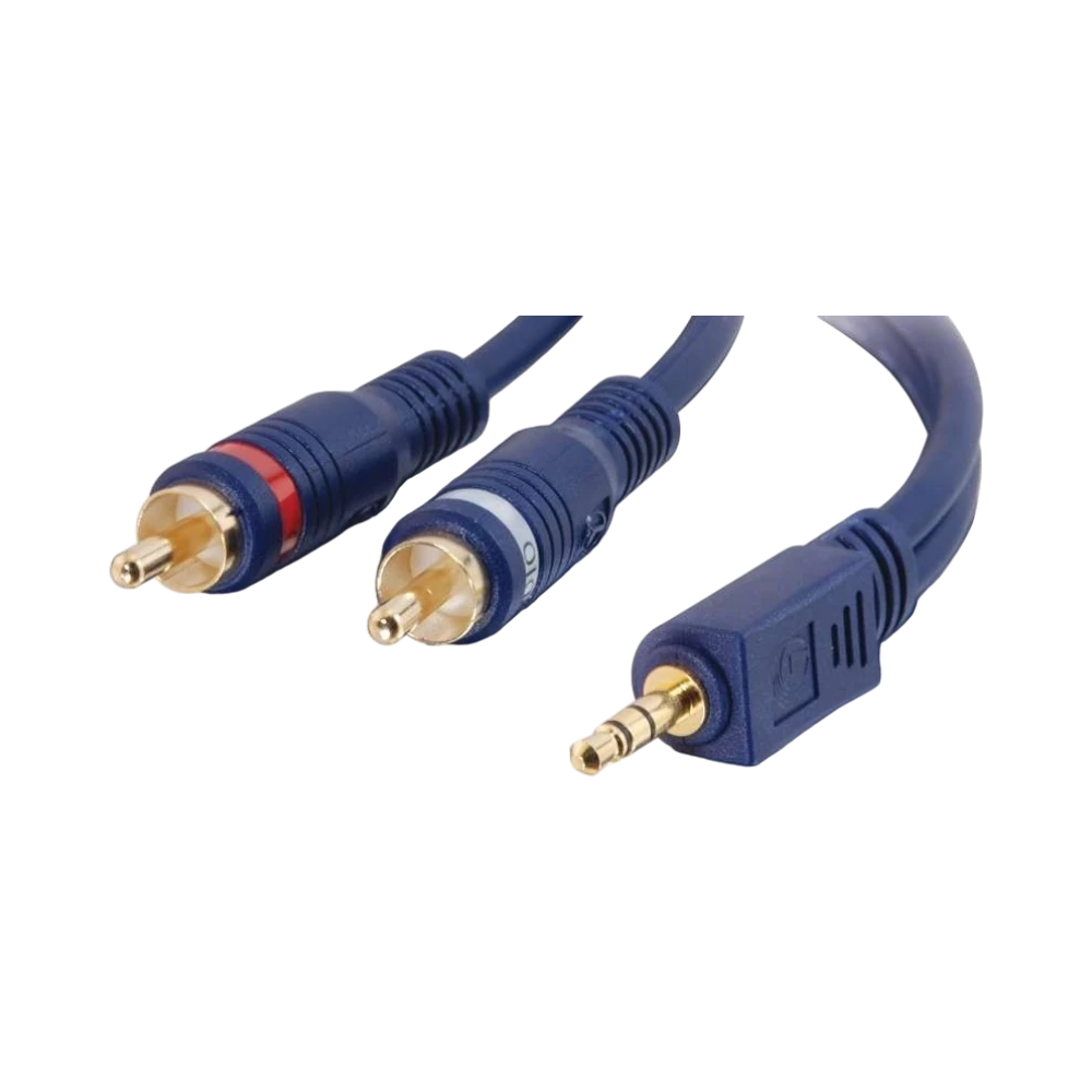 C2G 6ft (1.8m) Velocity One 3.5mm Stereo Male to Two RCA Stereo Male Y-Cable — Being Shipped