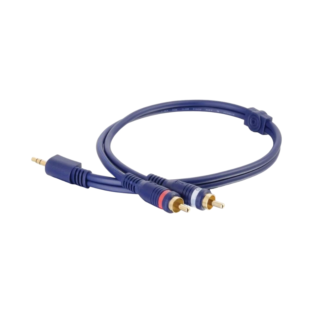 C2G 6ft (1.8m) Velocity One 3.5mm Stereo Male to Two RCA Stereo Male Y-Cable — Being Shipped