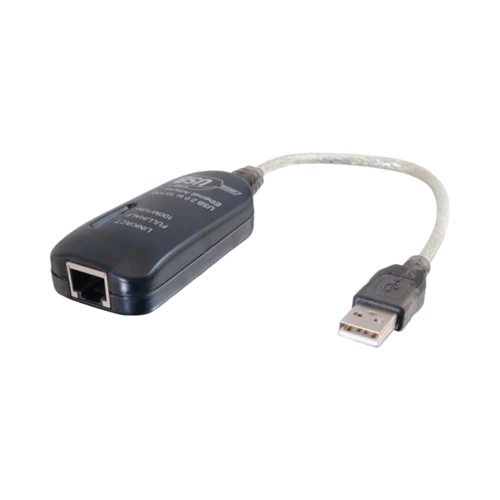 C2G 7.5in USB 2.0 Fast Ethernet Network Adapter — Being Shipped