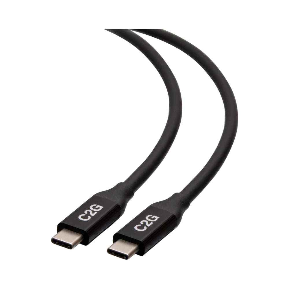 C2G 2.5ft (0.8m) USB-C Male to USB-C Male Cable (20V 5A), USB4 (40Gbps) — Being Shipped