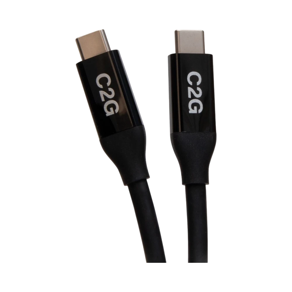 C2G 2.5ft (0.8m) USB-C Male to USB-C Male Cable (20V 5A), USB4 (40Gbps) — Being Shipped