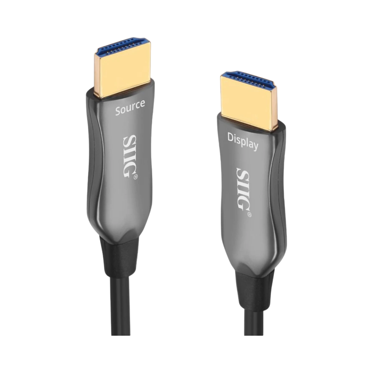 SIIG 4K HDMI AOC Cable, 60m(196ft), 4K@60Hz- 18Gbps, Active Optical Cable — Being Shipped