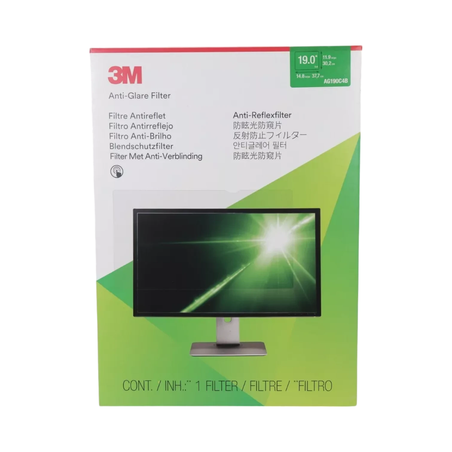 3M Anti-Glare Filter for 19" Standard Monitor — Being Shipped