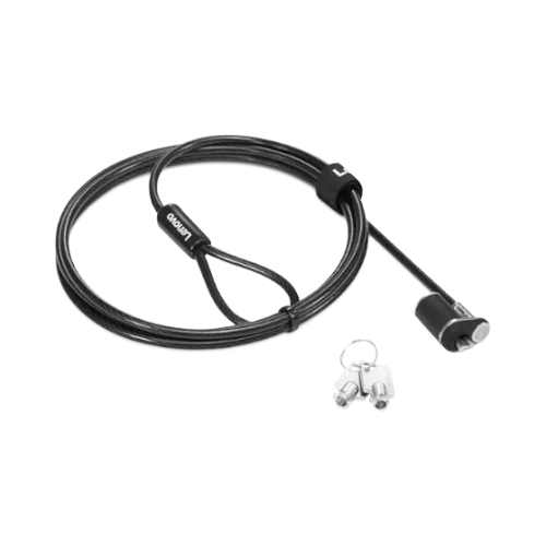 Lenovo 1.52m Zinc Alloy Security Cable Lock (Black) — Being Shipped