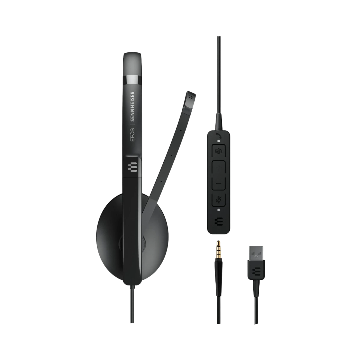 EPOS ADAPT 135T USB II On-Ear Wired Headset — Being Shipped