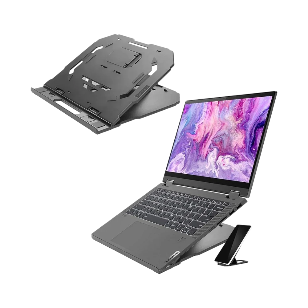 Lenovo 2-in-1 Adjustable Laptop Stand for Laptops & Phones — Being Shipped