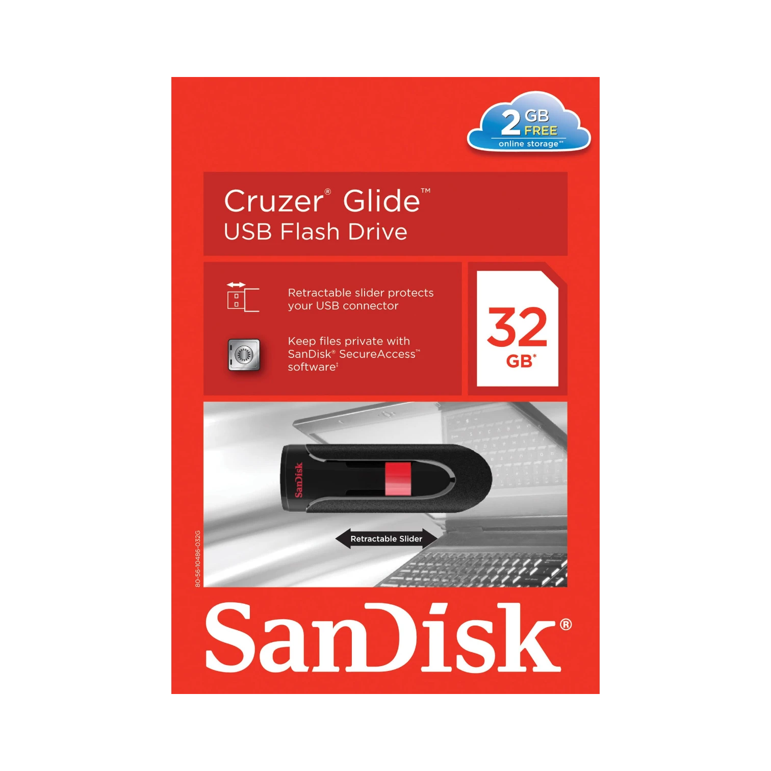 SanDisk Cruzer Glide 32GB USB 2.0 Flash Drive — Being Shipped