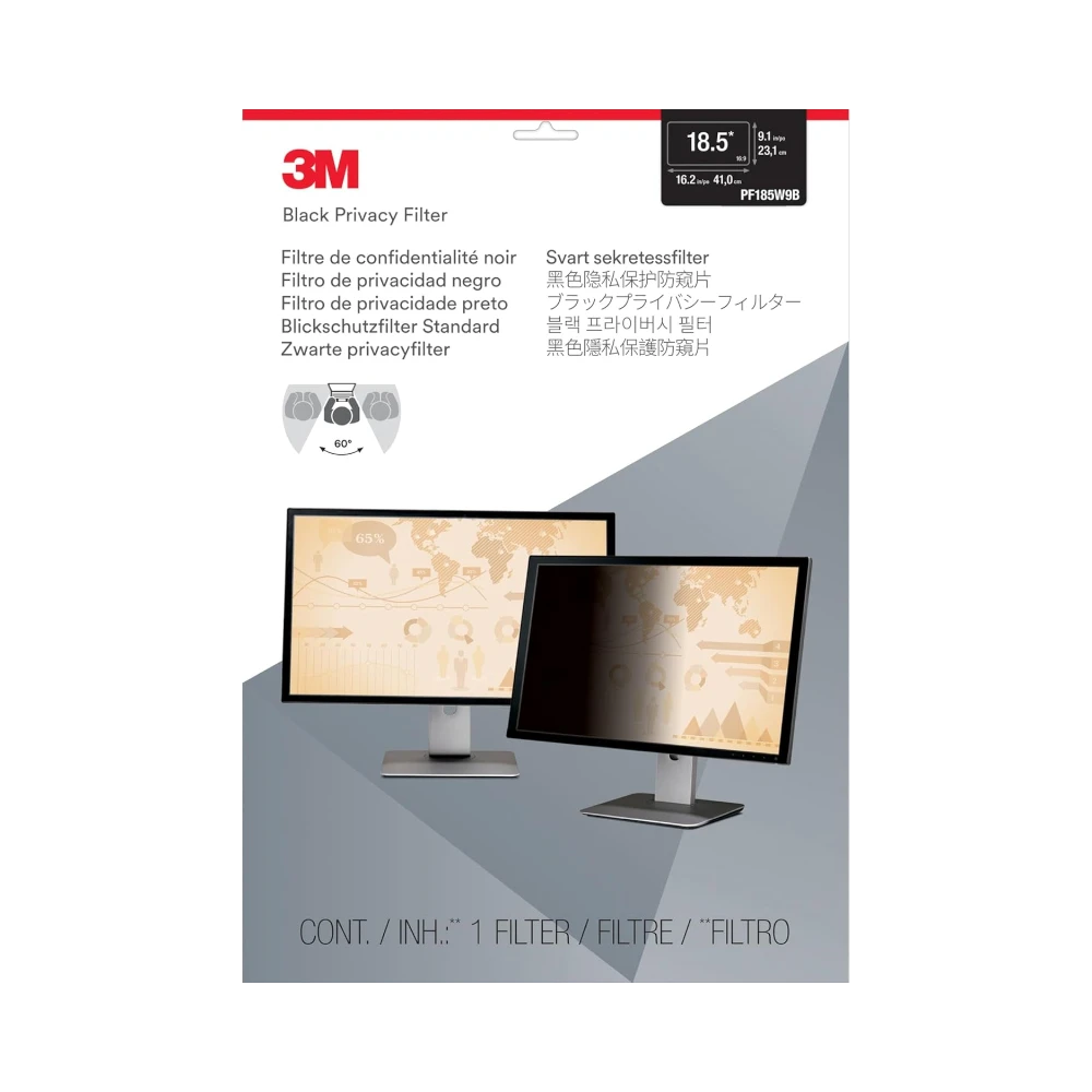 3M Anti-Glare Privacy Filter for 18.5" Widescreen Monitor — Being Shipped