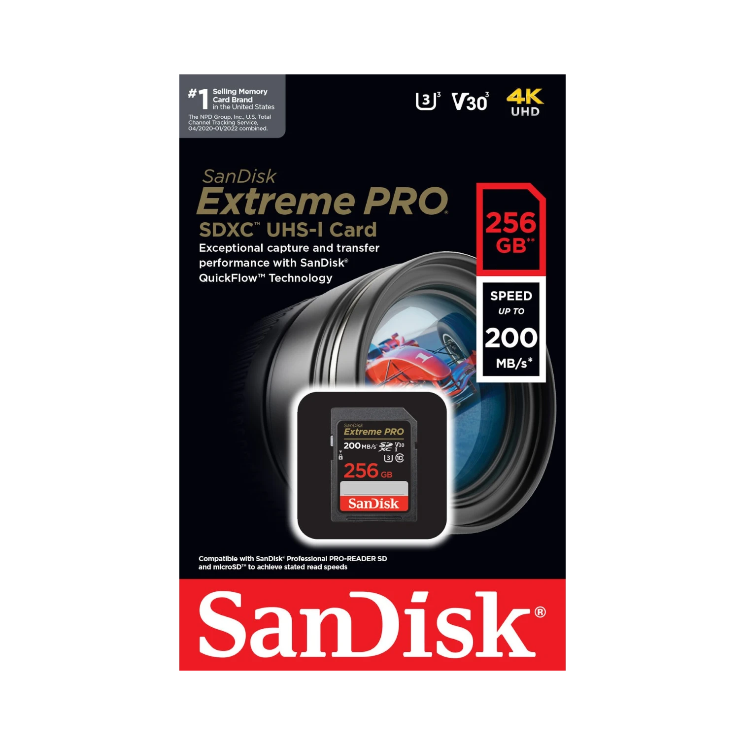 SanDisk Extreme PRO 256GB UHS-I SDXC Memory Card — Being Shipped