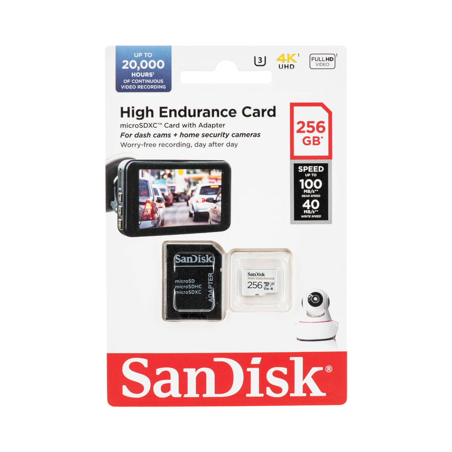 SanDisk High Endurance 256GB UHS-I microSDXC Memory Card with SD Adapter — Being Shipped